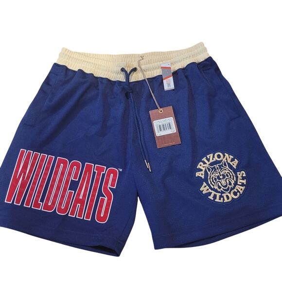 Mitchell and ness adult size medium Arizona Wildcats NCAA Vintage Blue Shorts
